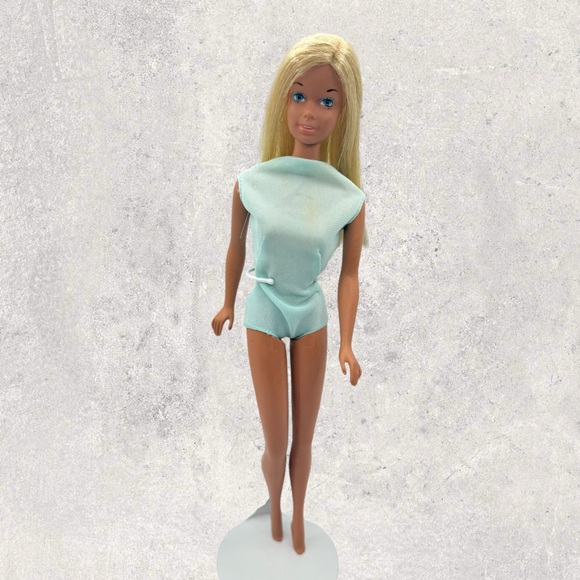 Vintage The Sun Set Malibu Barbie Doll Tan 1971-72 JAPAN With Original Swimsuit - Picture 2 of 13